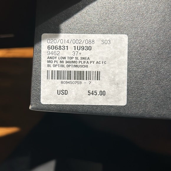 SAINT LAURENT women’s white and green python sneakers. In VGUC 37.5 EURO. - Picture 12 of 14